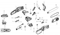 Black & Decker GKC1825L20 Type 2 Chainsaw Spare Parts